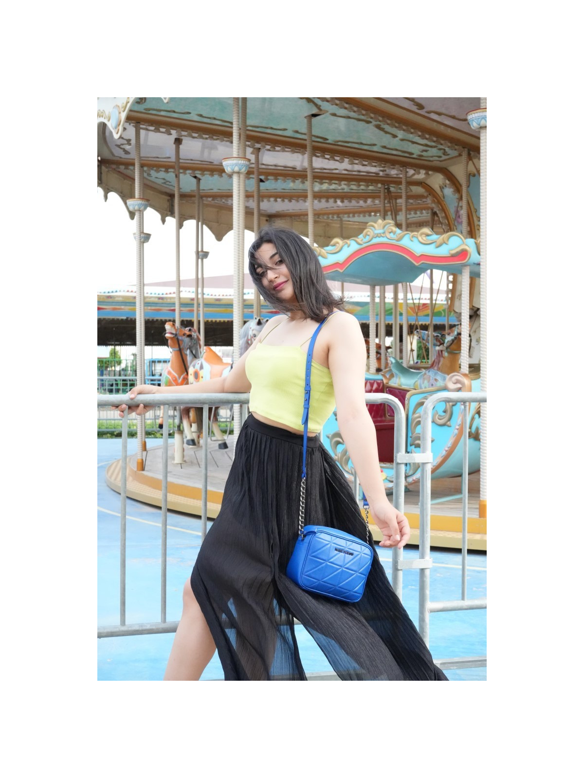 Sac en cuir matelassé