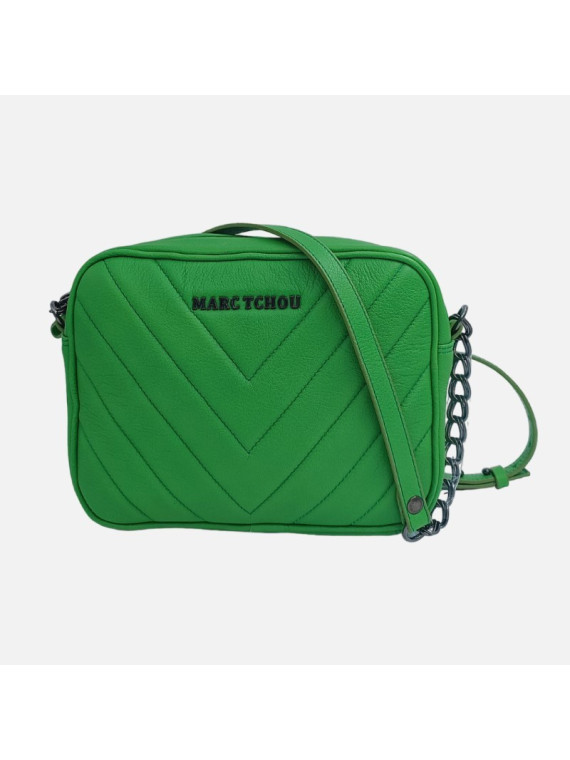 Sac en cuir matelassé