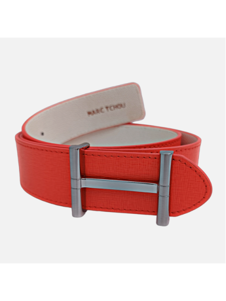 une ceinture femme en cuir