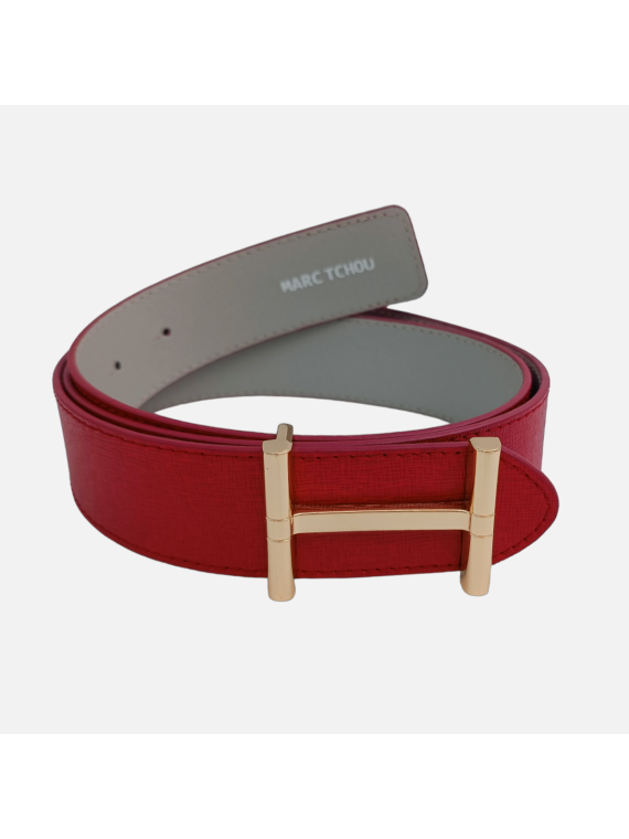 une ceinture femme en cuir