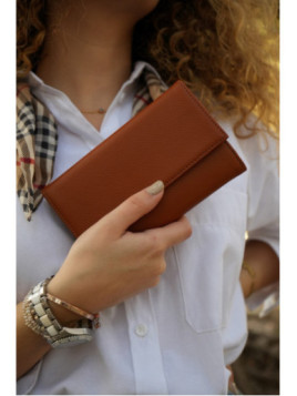 porte feuilles femme en cuir