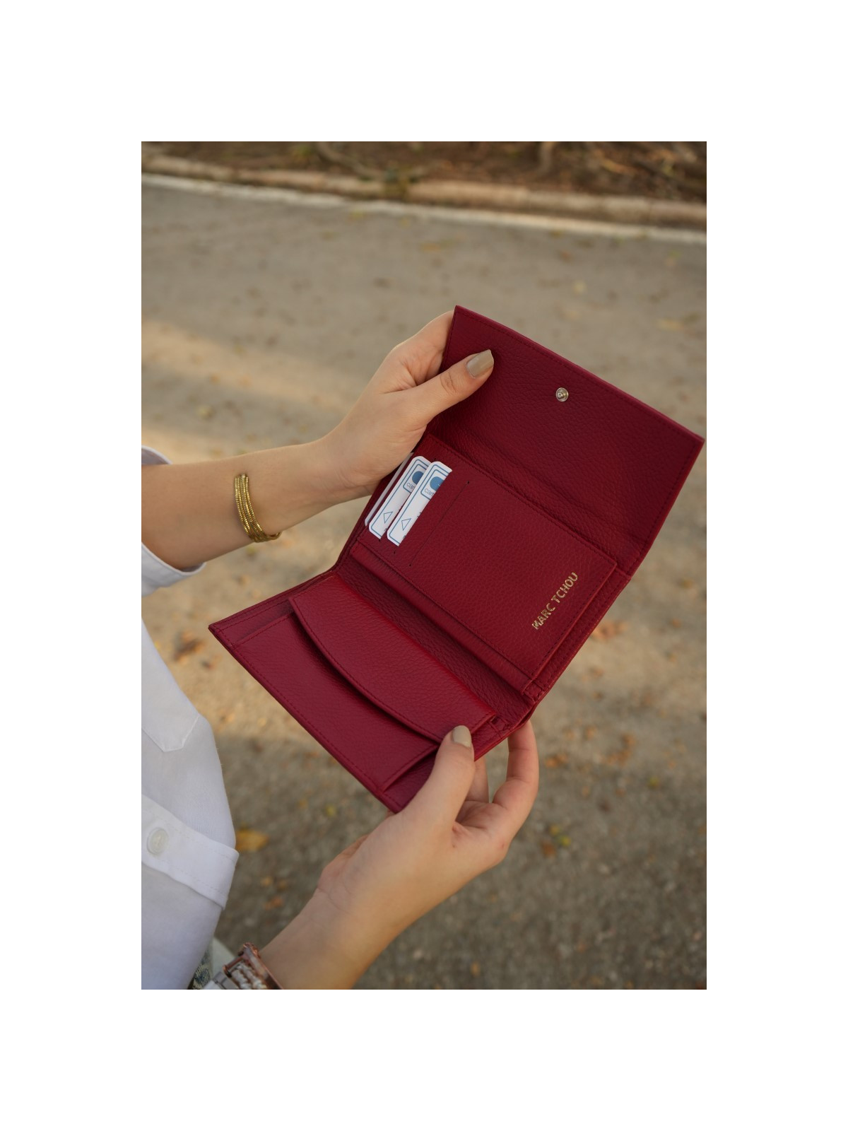 porte feuilles femme en cuir