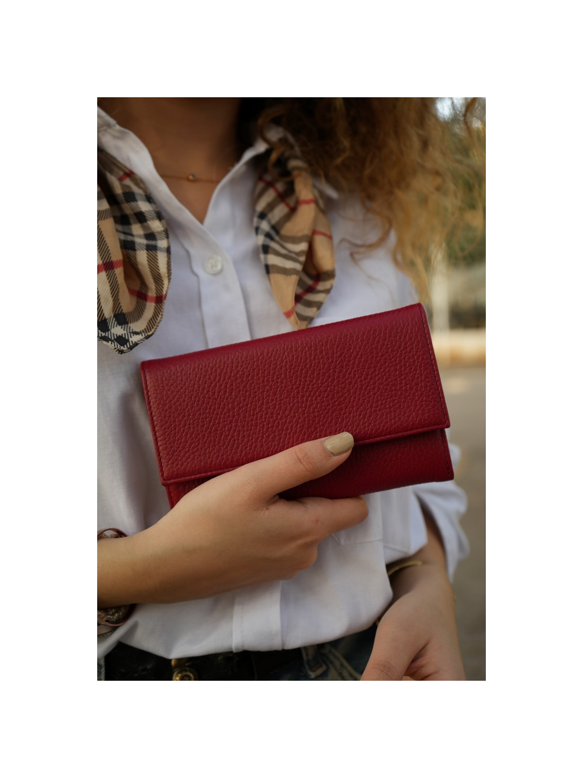 porte feuilles femme en cuir